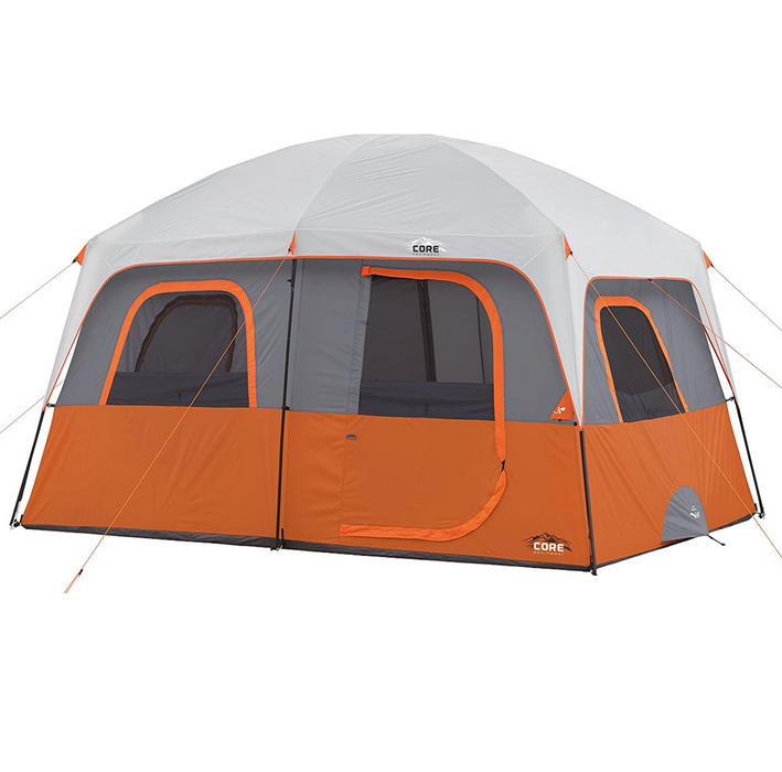 10, 11 & 12-Person Core Family Cabin Tents with Screen Room