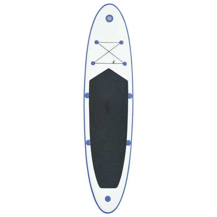 10.5' Inflatable SUP Stand Up Paddle Board Set SUP Surfboard Inflatable Blue and White